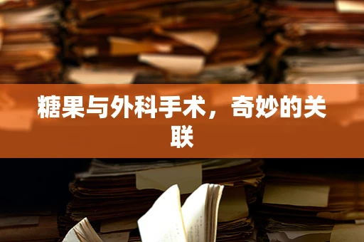 糖果与外科手术，奇妙的关联