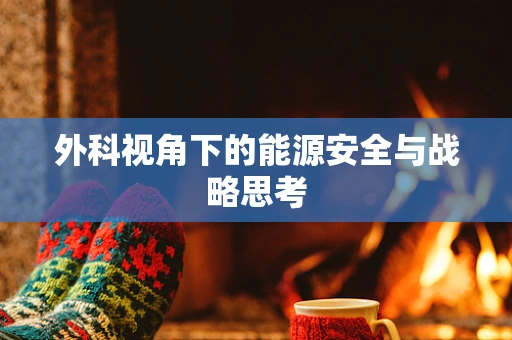 外科视角下的能源安全与战略思考