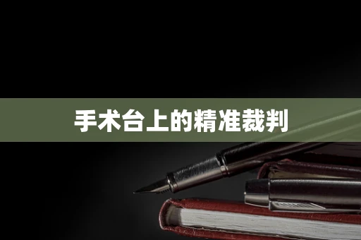 手术台上的精准裁判