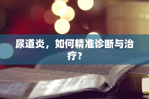 尿道炎，如何精准诊断与治疗？