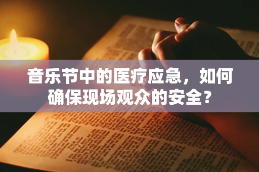 音乐节中的医疗应急，如何确保现场观众的安全？