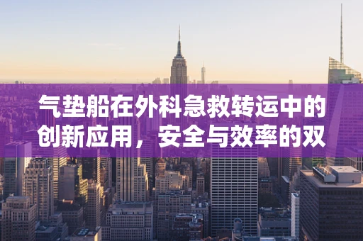 气垫船在外科急救转运中的创新应用，安全与效率的双重考量