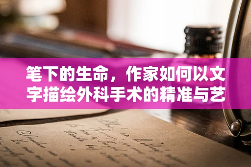 笔下的生命，作家如何以文字描绘外科手术的精准与艺术？