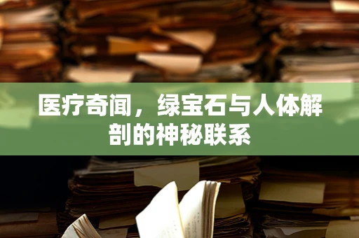 医疗奇闻，绿宝石与人体解剖的神秘联系
