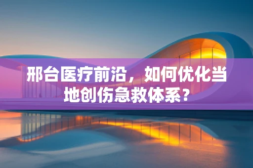 邢台医疗前沿，如何优化当地创伤急救体系？