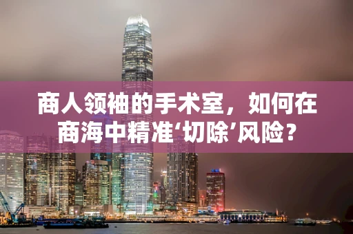 商人领袖的手术室，如何在商海中精准‘切除’风险？