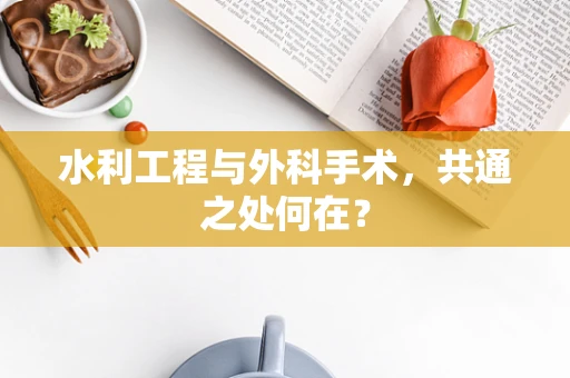 水利工程与外科手术，共通之处何在？