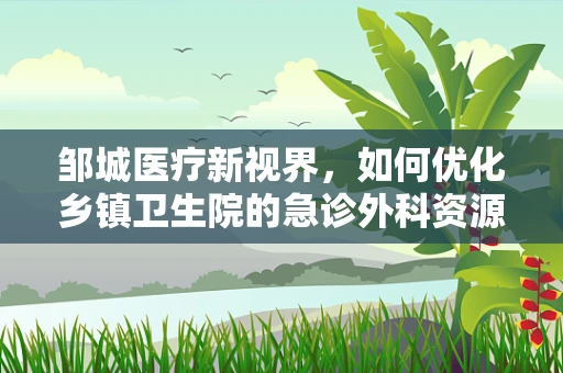 邹城医疗新视界，如何优化乡镇卫生院的急诊外科资源配置？