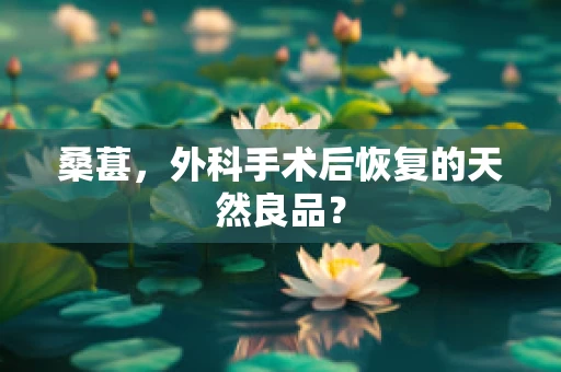 桑葚，外科手术后恢复的天然良品？