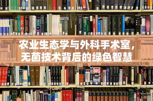 农业生态学与外科手术室，无菌技术背后的绿色智慧