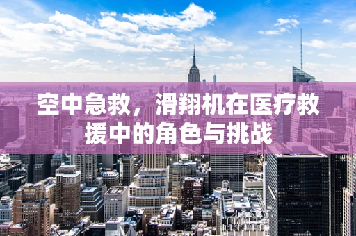 空中急救，滑翔机在医疗救援中的角色与挑战