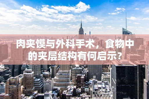 肉夹馍与外科手术，食物中的夹层结构有何启示？