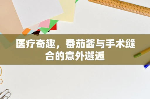 医疗奇趣，番茄酱与手术缝合的意外邂逅