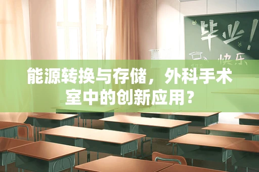 能源转换与存储，外科手术室中的创新应用？