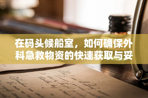 在码头候船室，如何确保外科急救物资的快速获取与妥善保管？