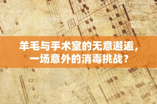羊毛与手术室的无意邂逅，一场意外的消毒挑战？