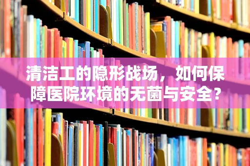 清洁工的隐形战场，如何保障医院环境的无菌与安全？