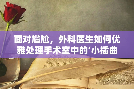 面对尴尬，外科医生如何优雅处理手术室中的‘小插曲’？