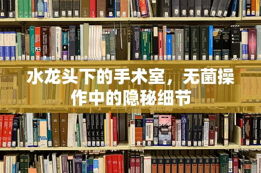 水龙头下的手术室，无菌操作中的隐秘细节