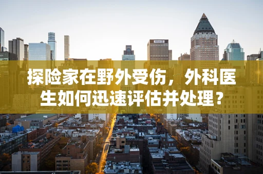 探险家在野外受伤，外科医生如何迅速评估并处理？
