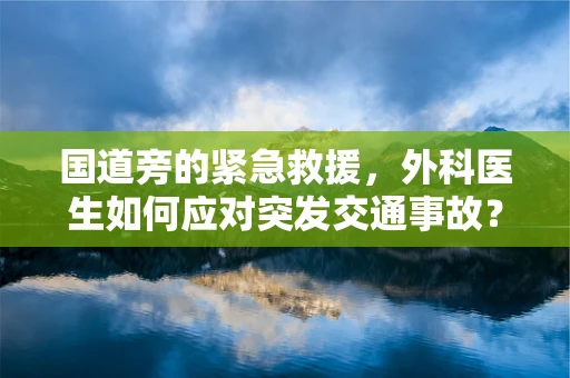 国道旁的紧急救援，外科医生如何应对突发交通事故？