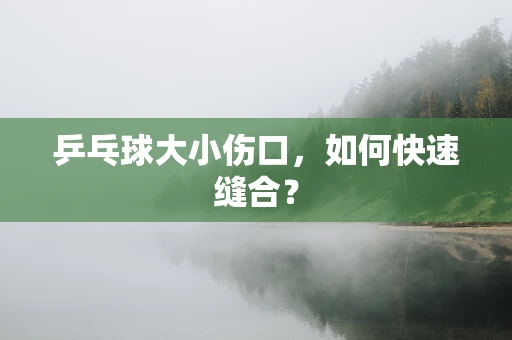 乒乓球大小伤口，如何快速缝合？