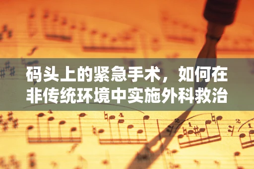 码头上的紧急手术，如何在非传统环境中实施外科救治？