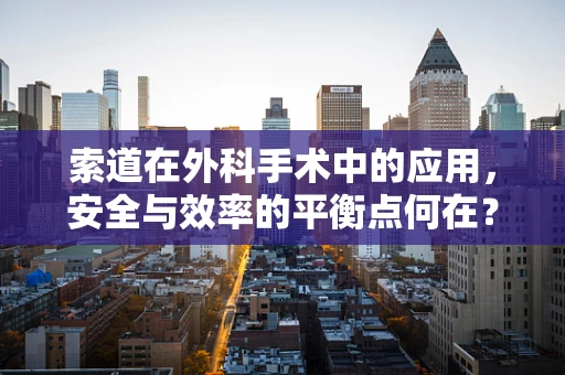 索道在外科手术中的应用，安全与效率的平衡点何在？