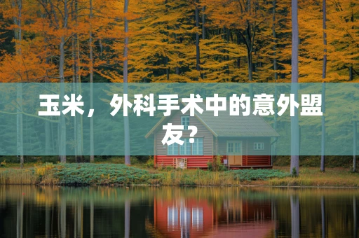 玉米，外科手术中的意外盟友？