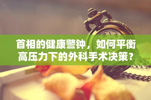 首相的健康警钟，如何平衡高压力下的外科手术决策？
