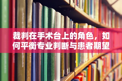 裁判在手术台上的角色，如何平衡专业判断与患者期望？