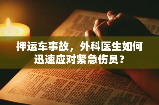 押运车事故，外科医生如何迅速应对紧急伤员？