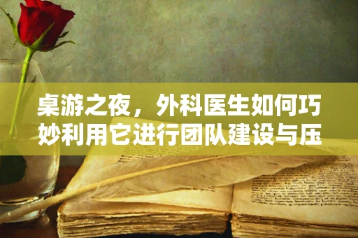 桌游之夜，外科医生如何巧妙利用它进行团队建设与压力释放？