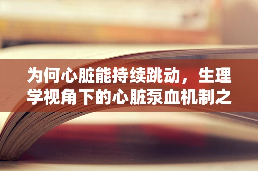 为何心脏能持续跳动，生理学视角下的心脏泵血机制之谜