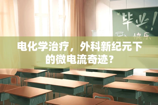 电化学治疗，外科新纪元下的微电流奇迹？