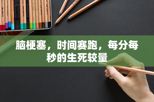 脑梗塞，时间赛跑，每分每秒的生死较量