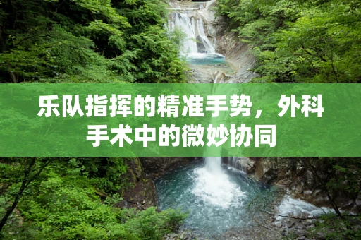 乐队指挥的精准手势，外科手术中的微妙协同