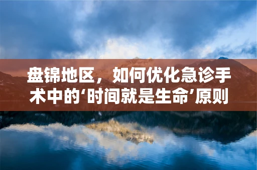 盘锦地区，如何优化急诊手术中的‘时间就是生命’原则？