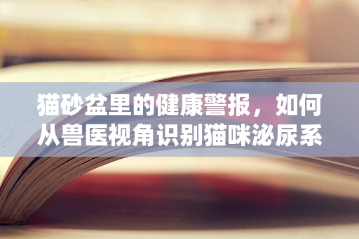 猫砂盆里的健康警报，如何从兽医视角识别猫咪泌尿系统异常？