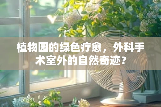 植物园的绿色疗愈，外科手术室外的自然奇迹？