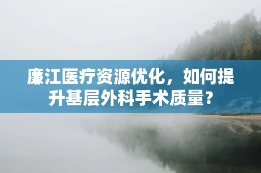 廉江医疗资源优化，如何提升基层外科手术质量？