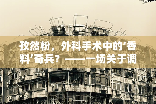 孜然粉，外科手术中的‘香料’奇兵？——一场关于调味与消毒的跨界思考