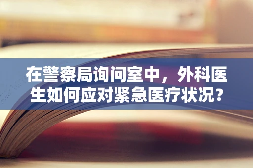 在警察局询问室中，外科医生如何应对紧急医疗状况？
