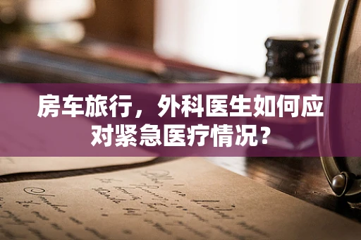 房车旅行，外科医生如何应对紧急医疗情况？