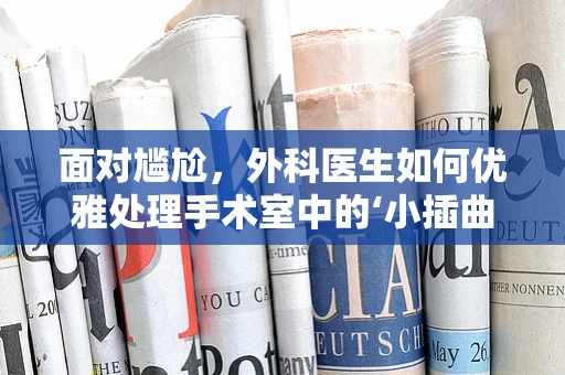 面对尴尬，外科医生如何优雅处理手术室中的‘小插曲？