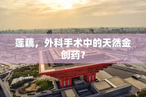 莲藕，外科手术中的天然金创药？