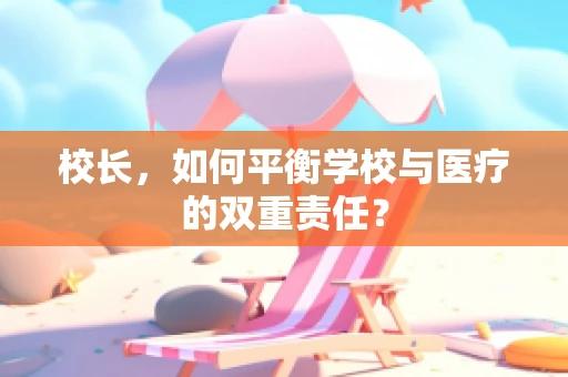 校长，如何平衡学校与医疗的双重责任？