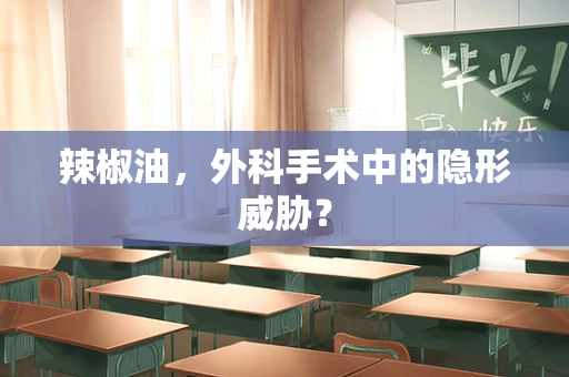 辣椒油，外科手术中的隐形威胁？