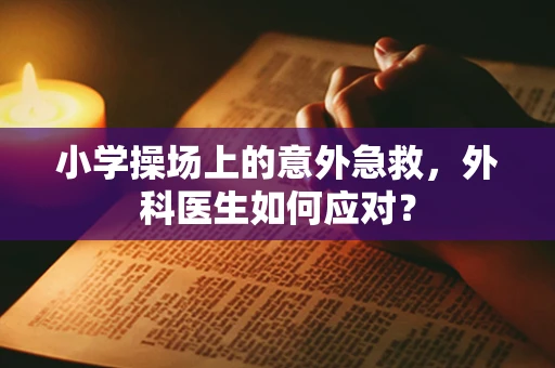 小学操场上的意外急救，外科医生如何应对？