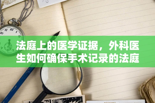 法庭上的医学证据，外科医生如何确保手术记录的法庭可采性？